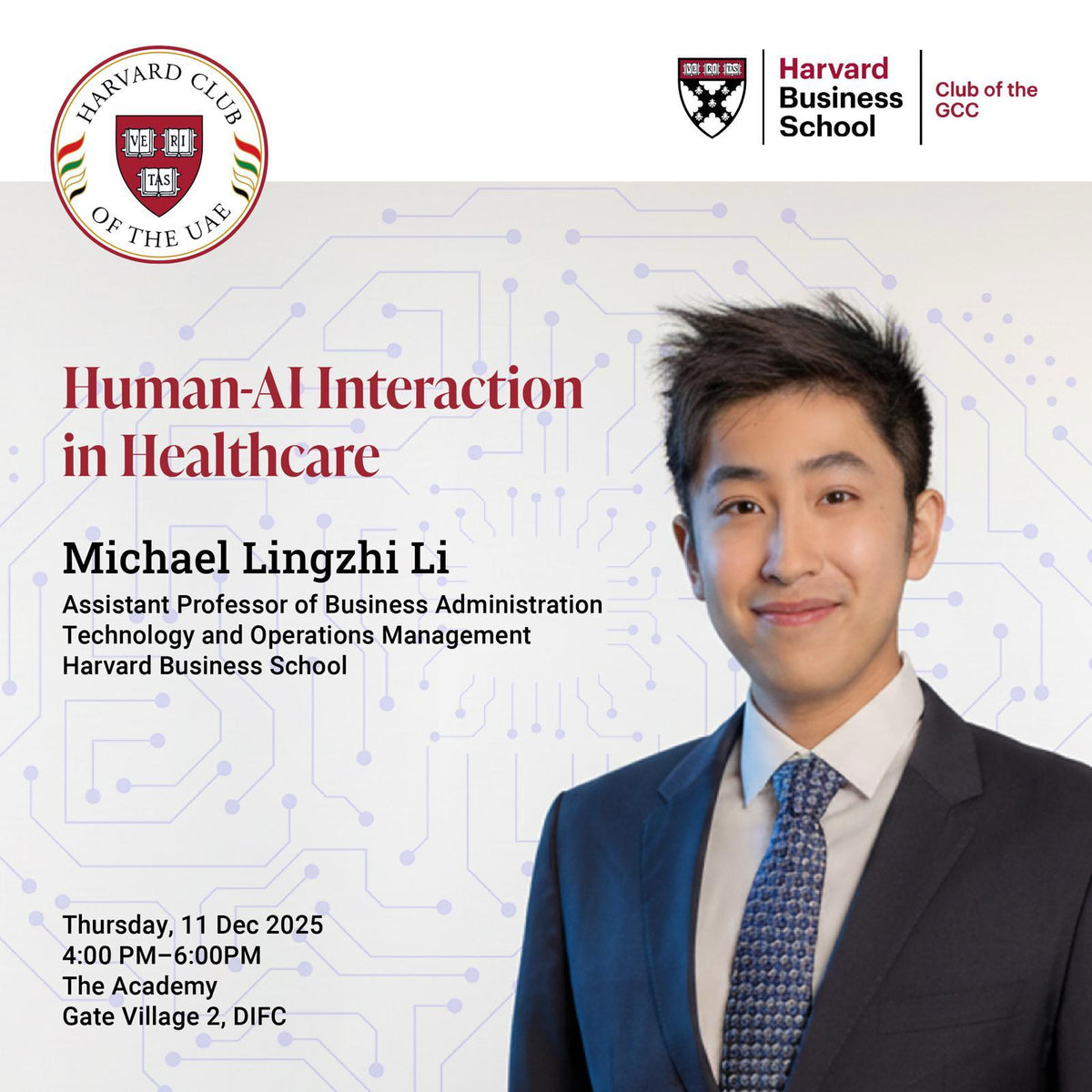 Keynote Session with Professor Michael Lingzhi Li: December 11, 2025